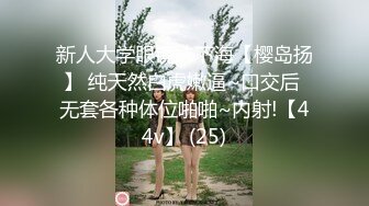 新人大学眼镜妹下海【樱岛扬】 纯天然白虎嫩逼~口交后 无套各种体位啪啪~内射!【44v】 (25)