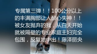 专属第三弹！！100公分以上的丰满胸部让人醉心失神！！被女友抛弃的我，从白天开始就被隔壁的专业家庭主妇完全包围，反复地中出！藤泽丽央