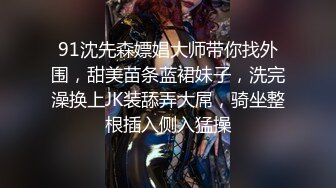 91沈先森嫖娼大师带你找外围，甜美苗条蓝裙妹子，洗完澡换上JK装舔弄大屌，骑坐整根插入侧入猛操