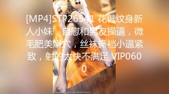 [MP4]STP26541 花臂纹身新人小妹，自慰和男友操逼，微毛肥美嫩穴，丝袜撕裆小逼紧致，射的太快不满足 VIP0600