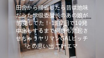 田舎から帰省したら昔は地味だった学级委员长のあの娘が豹変してた！ 1泊2日で10発中出しするまで何度も勃起させちゃうヤリマンGALビッチとの思い出 二叶エマ